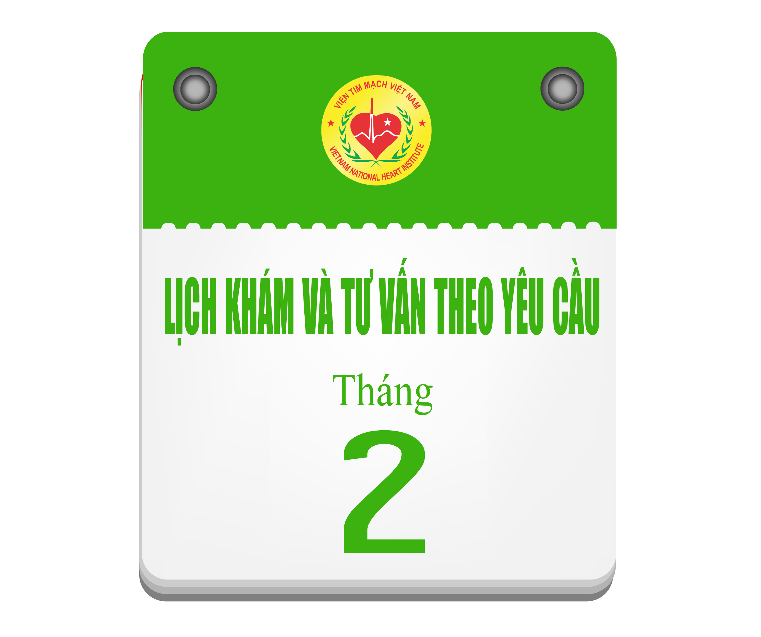 Lịch khám và tư vấn theo yêu cầu tháng 2 - 2025