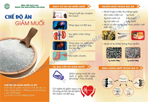 Hướng dẫn chế độ ăn giảm muối